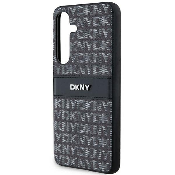 DKNY Leather Mono Stripe & Metal Logo - θήκη για Samsung Galaxy S24+ - Μαύρο - Image 6