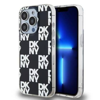 DKNY IML Checkered Mono Pattern - θήκη για Apple iPhone 15 Pro - Μαύρο