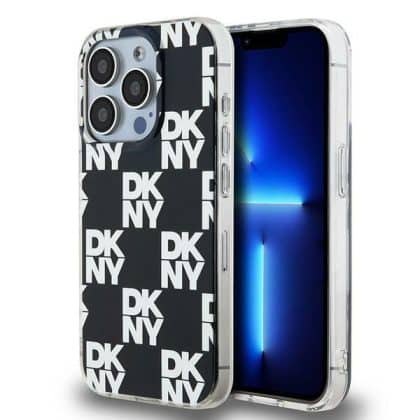 DKNY IML Checkered Mono Pattern - θήκη για Apple iPhone 15 Pro Max - Μαύρο