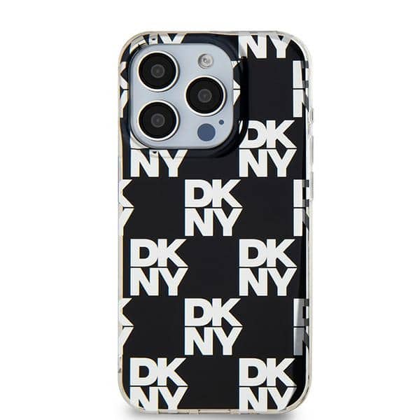 DKNY IML Checkered Mono Pattern - θήκη για Apple iPhone 15 Pro Max - Μαύρο - Image 3