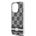 DKNY IML Checkered Mono Pattern & Printed Stripes MagSafe - θήκη για Apple iPhone 14 Pro Max - Μαύρο - Image 6
