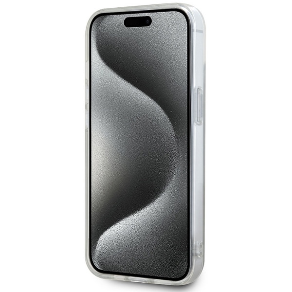 DKNY IML Checkered Mono Pattern & Printed Stripes - θήκη για Apple iPhone 14 / 15 13 - Μπεζ - Image 5