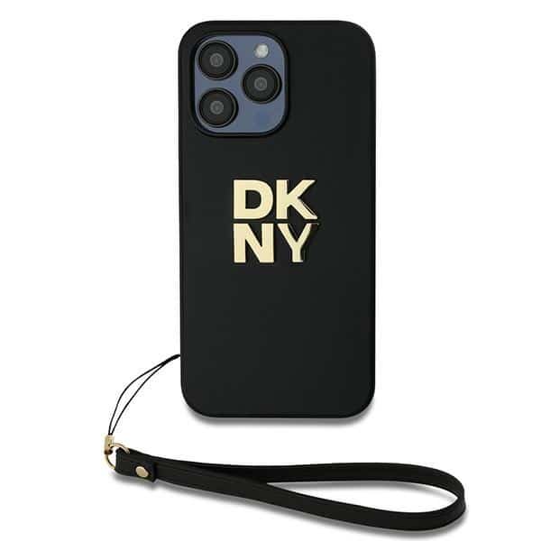 DKNY Wrist Strap Stock Logo - θήκη για Apple iPhone 14 Pro Max - Μαύρο - Image 2