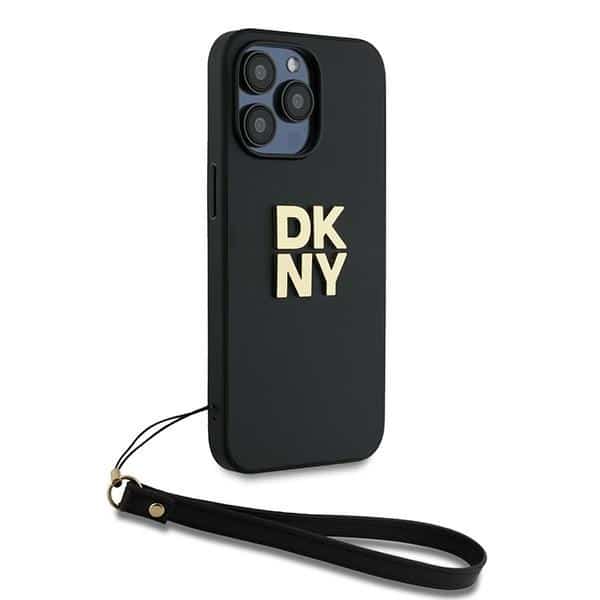 DKNY Wrist Strap Stock Logo - θήκη για Apple iPhone 14 Pro Max - Μαύρο - Image 3