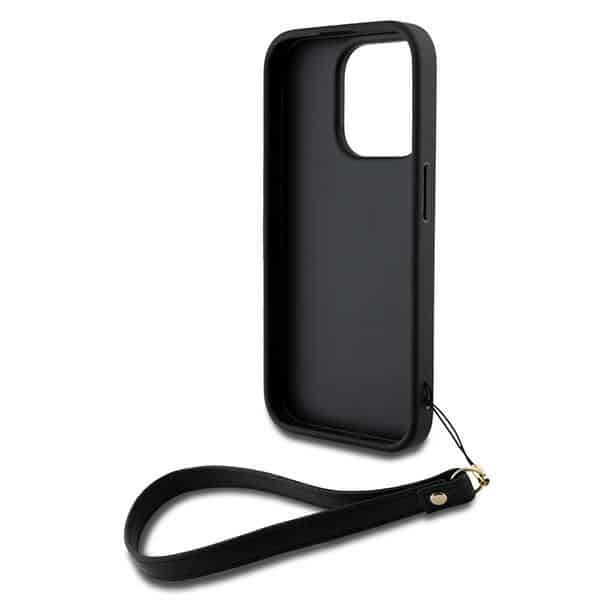 DKNY Wrist Strap Stock Logo - θήκη για Apple iPhone 15 Pro - Μαύρο - Image 6