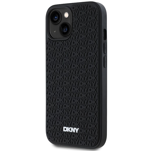 DKNY 3D Rubber Repeat Pattern - θήκη για Apple iPhone 15 Plus - Μαύρο - Image 2