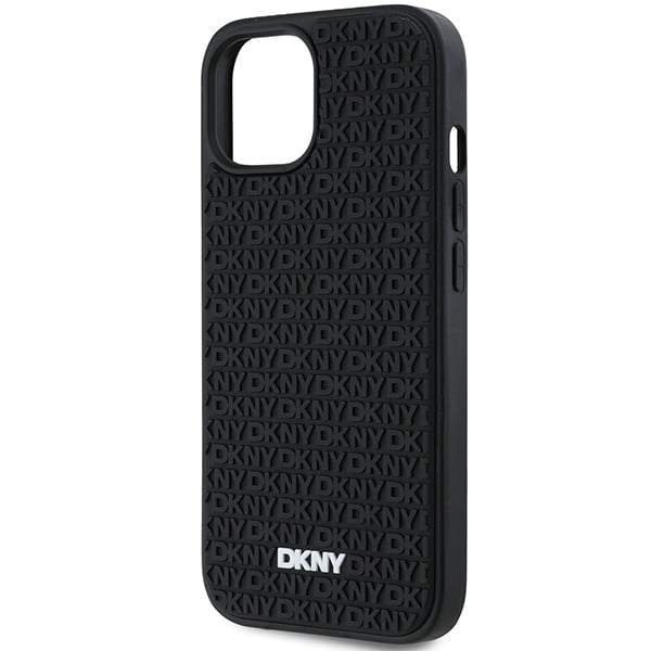 DKNY 3D Rubber Repeat Pattern - θήκη για Apple iPhone 15 Plus - Μαύρο - Image 6