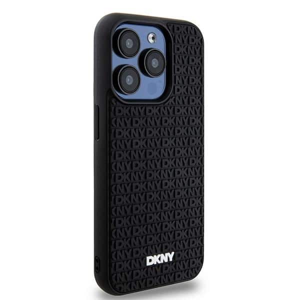 DKNY 3D Rubber Repeat Pattern - θήκη για Apple iPhone 15 Pro - Μαύρο - Image 4