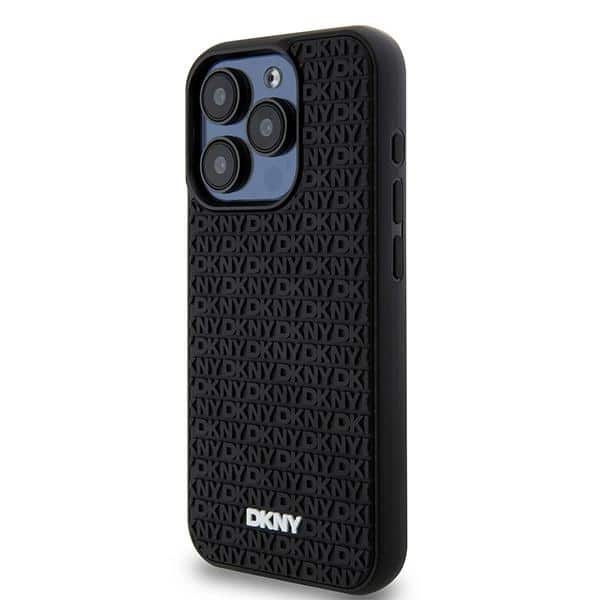 DKNY 3D Rubber Repeat Pattern - θήκη για Apple iPhone 15 Pro Max - Μαύρο - Image 2