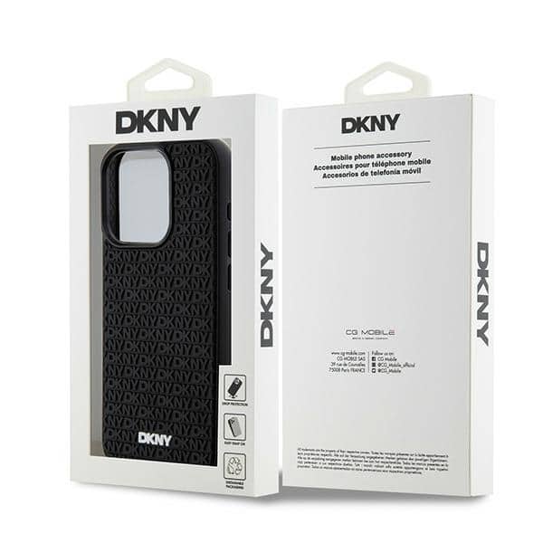 DKNY 3D Rubber Repeat Pattern - θήκη για Apple iPhone 15 Pro Max - Μαύρο - Image 8