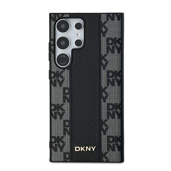 DKNY Leather Checkered Mono Pattern MagSafe - θήκη για Samsung Galaxy S24 Ultra - Μαύρο - Image 3