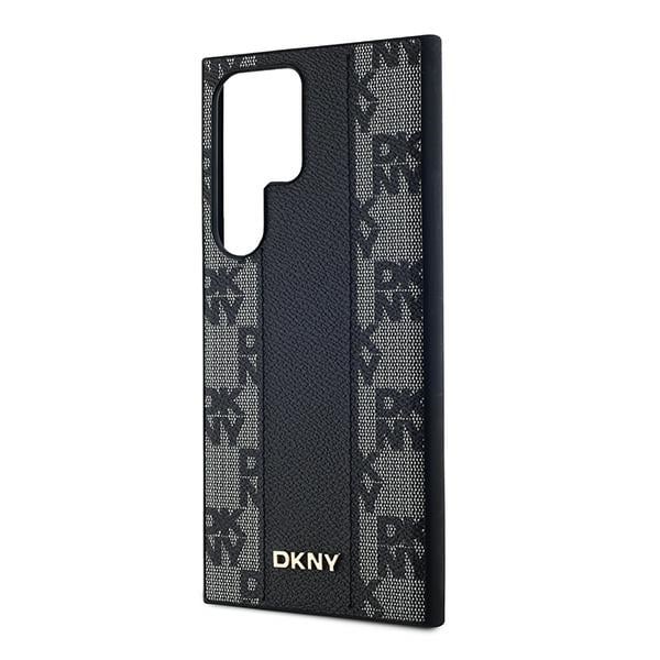 DKNY Leather Checkered Mono Pattern MagSafe - θήκη για Samsung Galaxy S24 Ultra - Μαύρο - Image 6