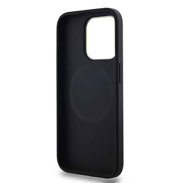 DKNY Leather Checkered Mono Pattern MagSafe - θήκη για Apple iPhone 15 Pro Max - Μαύρο - Image 7