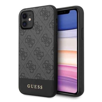 Guess Stripe Collection - θήκη για Apple iPhone 11 - Γκρι