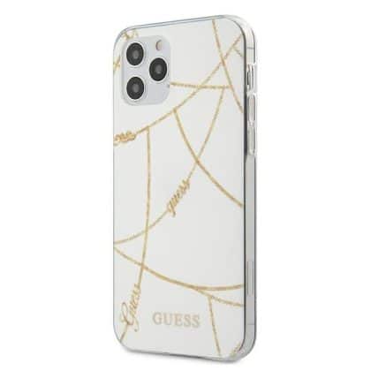 Guess Chain Collection - θήκη για Apple iPhone 12 Pro Max - Λευκό
