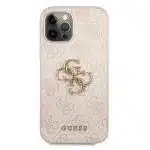 Guess - Big Metal Logo - Apple iPhone 12 / Pro - Ροζ - Image 3