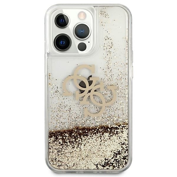 Guess 4G Big Liquid Glitter - θήκη για Apple iPhone 13 Pro Max - Διάφανο - Image 3