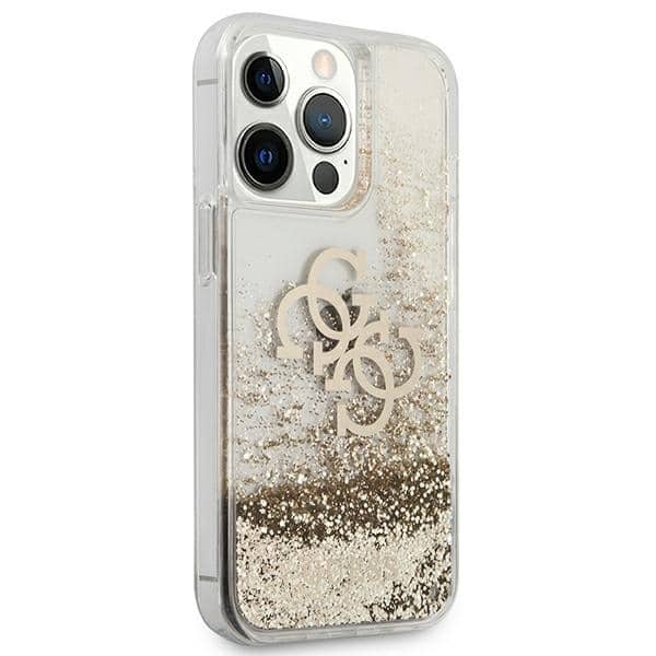 Guess 4G Big Liquid Glitter - θήκη για Apple iPhone 13 Pro Max - Διάφανο - Image 4