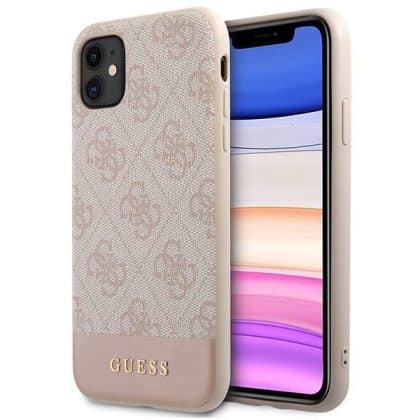 Guess 4G Stripe - θήκη για Apple iPhone 11 / XR - Ροζ
