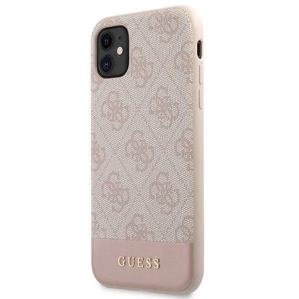 Guess 4G Stripe - θήκη για Apple iPhone 11 / XR - Ροζ - Image 2