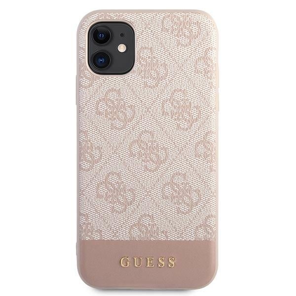 Guess 4G Stripe - θήκη για Apple iPhone 11 / XR - Ροζ - Image 3