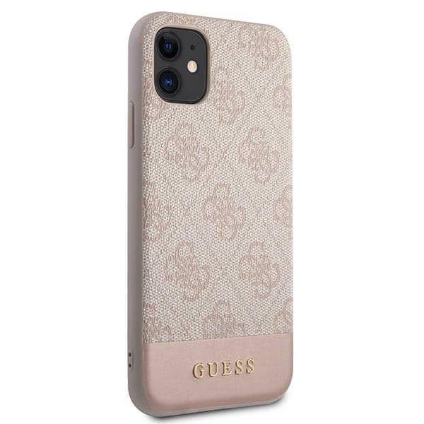 Guess 4G Stripe - θήκη για Apple iPhone 11 / XR - Ροζ - Image 4