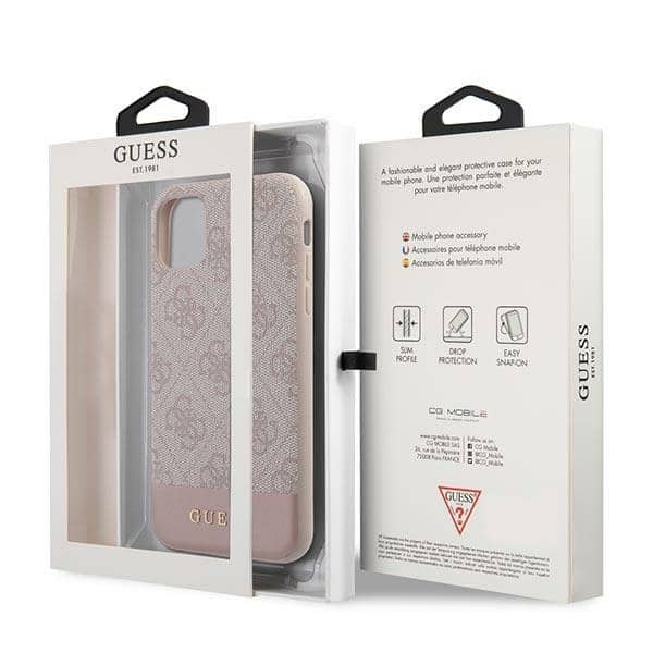 Guess 4G Stripe - θήκη για Apple iPhone 11 / XR - Ροζ - Image 8