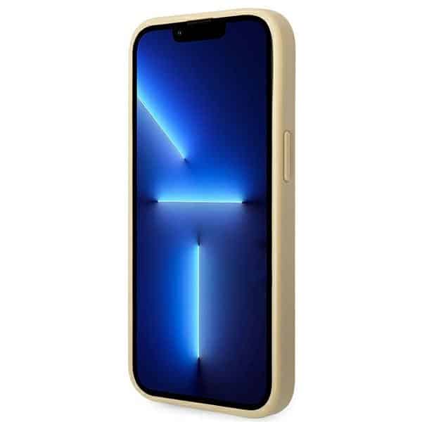 Guess Glitter Script - θήκη για Apple iPhone 14 - Χρυσό - Image 5
