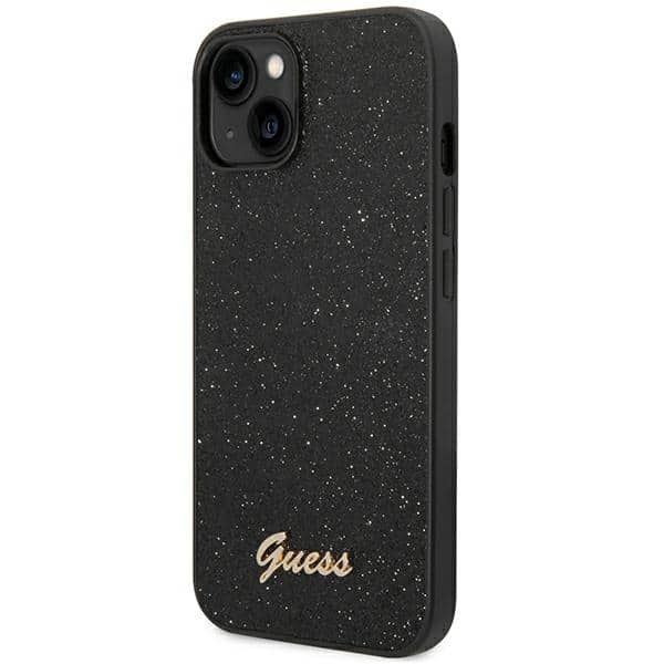 Guess Glitter Script - θήκη για Apple iPhone 14 Plus - Μαύρο - Image 2