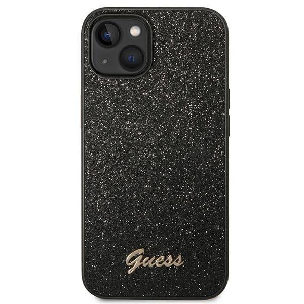 Guess Glitter Script - θήκη για Apple iPhone 14 Plus - Μαύρο - Image 3