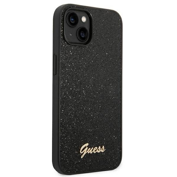 Guess Glitter Script - θήκη για Apple iPhone 14 Plus - Μαύρο - Image 4