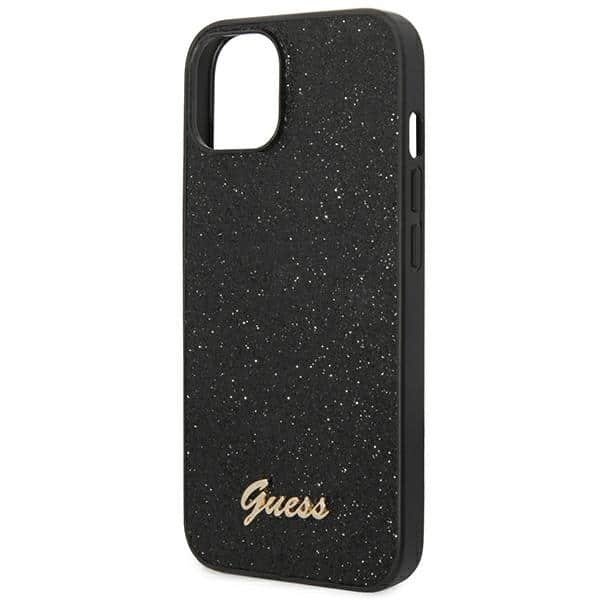 Guess Glitter Script - θήκη για Apple iPhone 14 Plus - Μαύρο - Image 6