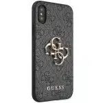Guess - Big Metal Logo - Apple iPhone XS - Γκρι - Image 4