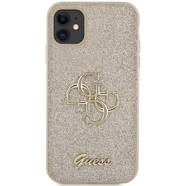 Guess Glitter Script Big - θήκη για Apple iPhone 11 - Χρυσό - Image 3