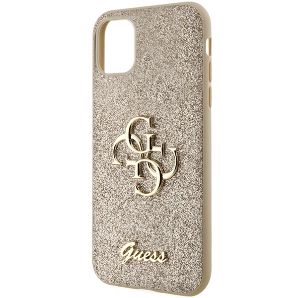 Guess Glitter Script Big - θήκη για Apple iPhone 11 - Χρυσό - Image 6