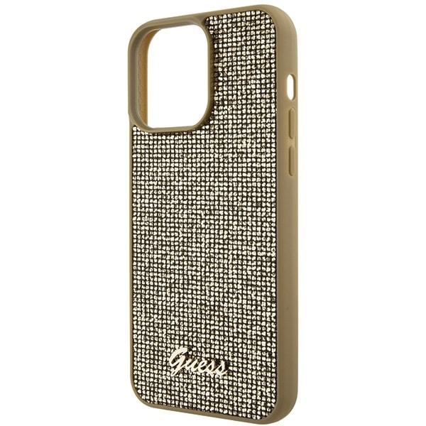 Guess Disco Metal Script - θήκη για Apple iPhone 15 Pro Max - Χρυσό - Image 6