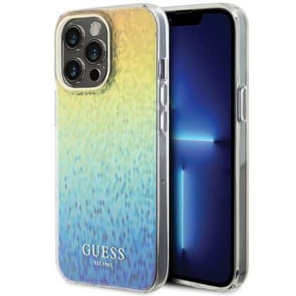 Guess Faceted Mirror Disco Iridescent - θήκη για Apple iPhone 15 Pro Max - Πολύχρωμο