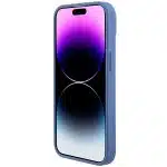 Guess Leather 4G Triangle Strass - Apple iPhone 15 / 14 13 - Μπλε - Image 5