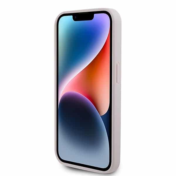 Guess Triangle Metal Logo - θήκη για Apple iPhone 15 Pro - Ροζ - Image 5