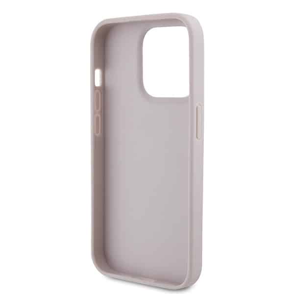 Guess Triangle Metal Logo - θήκη για Apple iPhone 15 Pro - Ροζ - Image 7