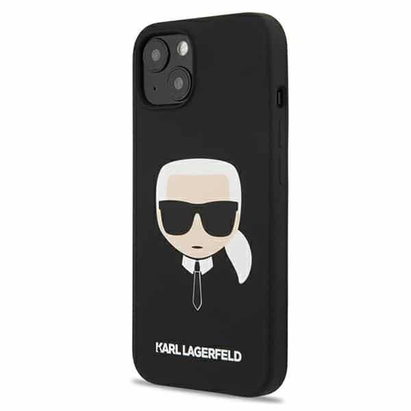 Karl Lagerfeld Silicone Karl`s Head - Apple iPhone 13 mini - Μαύρο - Image 2