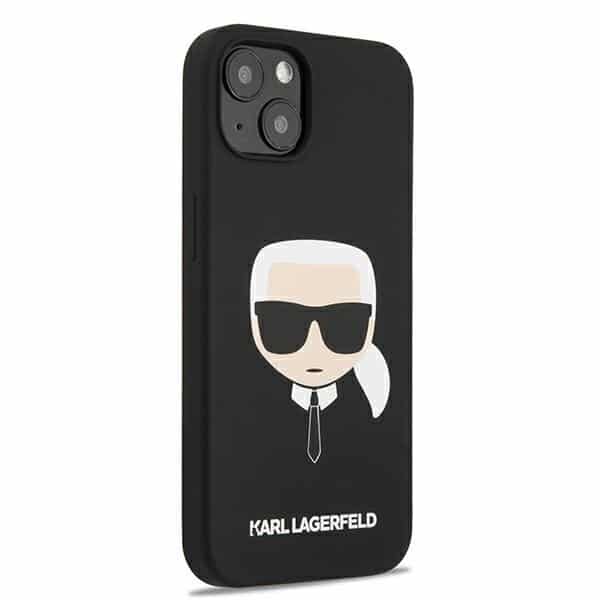Karl Lagerfeld Silicone Karl`s Head - Apple iPhone 13 mini - Μαύρο - Image 4