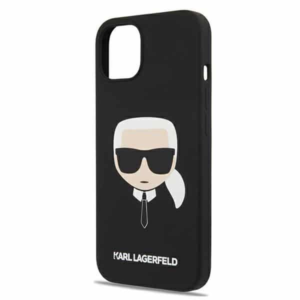 Karl Lagerfeld Silicone Karl`s Head - Apple iPhone 13 mini - Μαύρο - Image 6