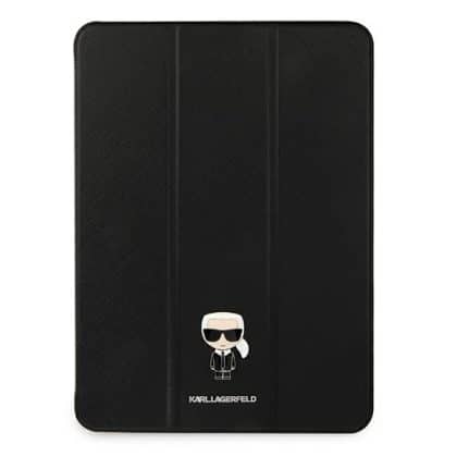 Karl Lagerfeld KLFC12OKMK Θήκη Βιβλίου για iPad 12.9" Pro 2021 Saffiano Karl Iconic μαύρο