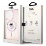Karl Lagerfeld IML Choupette MagSafe - θήκη για Apple iPhone 15 Pro - Ροζ - Image 8