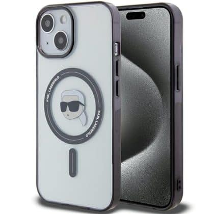 Karl Lagerfeld IML Karl's Head - θήκη για Apple iPhone 15 / 14 13 - Μαύρο