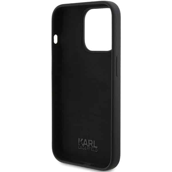 Karl Lagerfeld Silicone Karl Script - θήκη για Apple iPhone 15 Pro - Μαύρο - Image 7