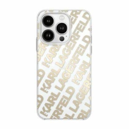 Karl Lagerfeld IML Fullover Logo - θήκη για Apple iPhone 15 / 14 13 - Χρυσό