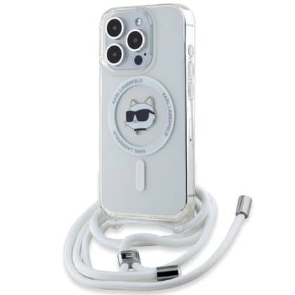 Karl Lagerfeld IML Choupette Head & Cord Magsafe - θήκη για Apple iPhone 14 Pro - Διάφανο