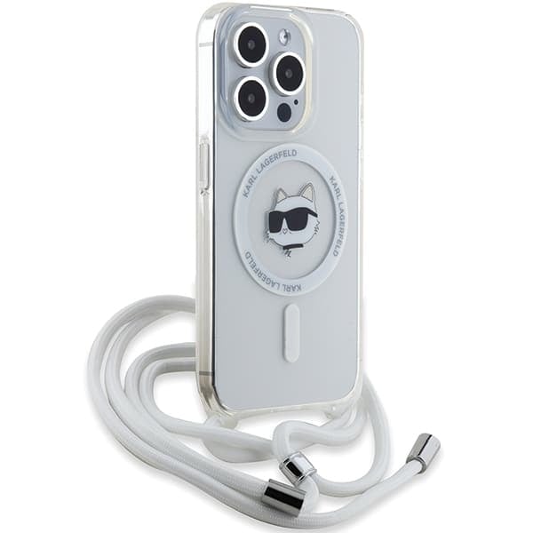 Karl Lagerfeld IML Choupette Head & Cord Magsafe - θήκη για Apple iPhone 15 Pro - Διάφανο - Image 3